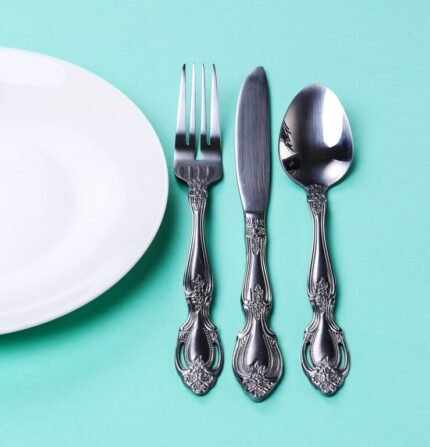 Regal Scroll Silver Cutlery Set